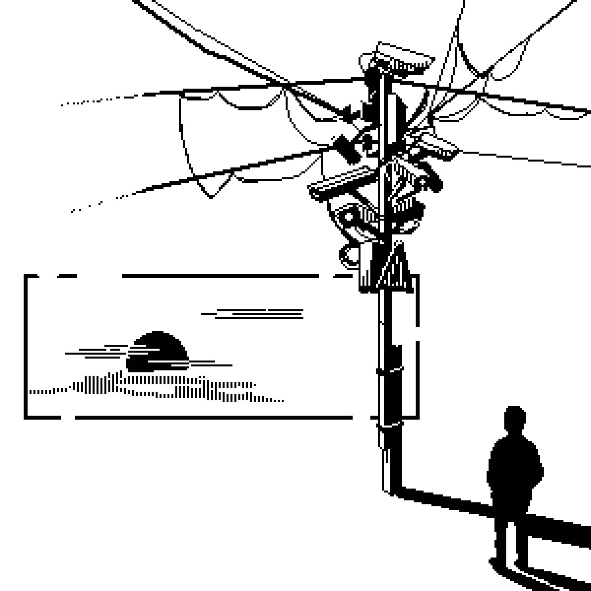 Cesium_No_Metal's tweet photo. Remote surveillance

#Pixtober #inktober #pixelart #1bit https://t.co/Ksg66W4Ntj