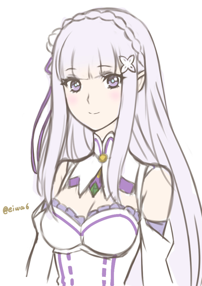 #リゼロ #rezero
エミリア3作 