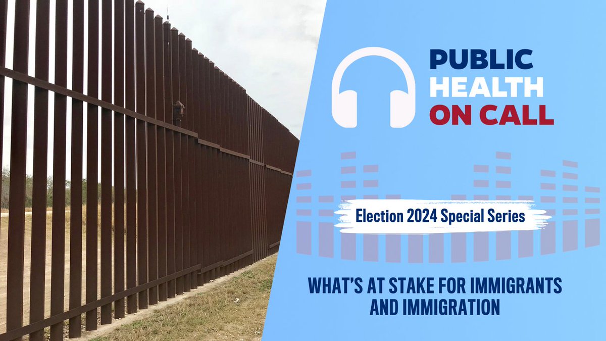 Public Health On Call (@publichealthpod) on Twitter photo What will the Presidential election mean for immigration? Experts <a href="/kalvarezphd/">Kiara Alvarez</a> and <a href="/jhcentrosol/">Centro SOL</a>’s <a href="/drsarahpolk/">@DrSarahPolk</a> weigh in on how each administration could reshape policies impacting one of the most debated issues.
johnshopkinssph.libsyn.com/-810-2024-elec… What will the Presidential election mean for immigration? Experts <a href="/kalvarezphd/">Kiara Alvarez</a> and <a href="/jhcentrosol/">Centro SOL</a>’s <a href="/drsarahpolk/">@DrSarahPolk</a> weigh in on how each administration could reshape policies impacting one of the most debated issues.
johnshopkinssph.libsyn.com/-810-2024-elec…