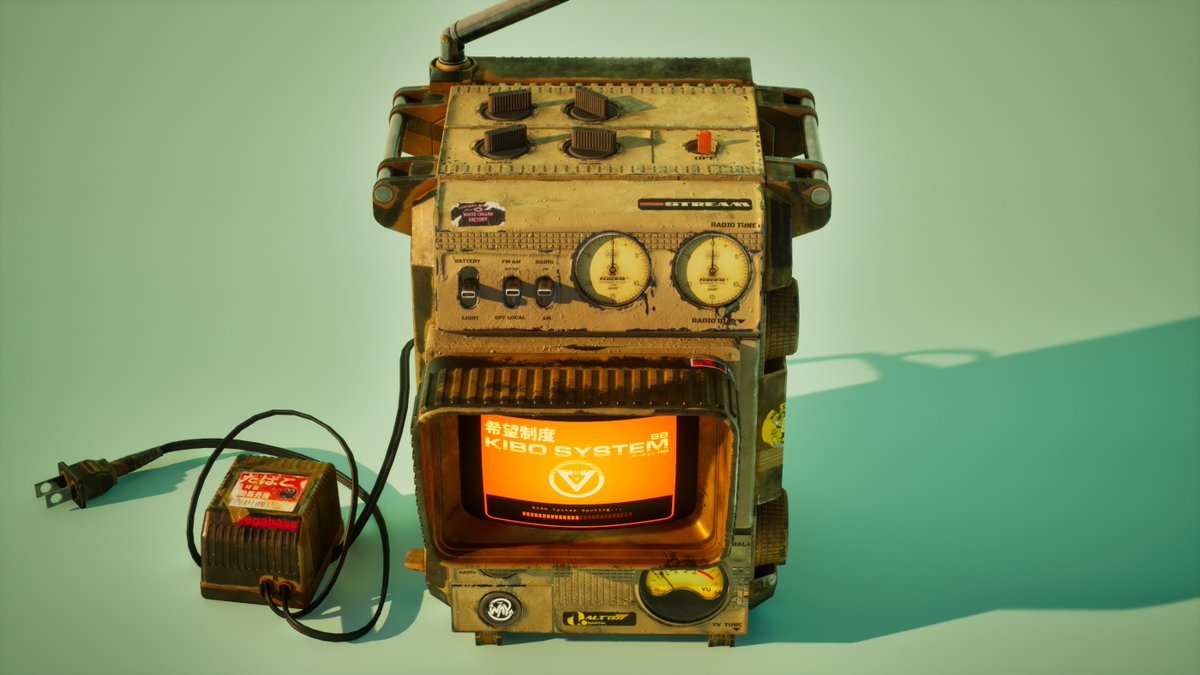 80Level's tweet image. Check out these cyberpunk-style 3D assets of fictional retro tech pieces made by Creatiflux in Unreal Engine 5.

Get with 25% off: 80.lv/articles/get-t…

#UnrealEngine #UnrealEngine5