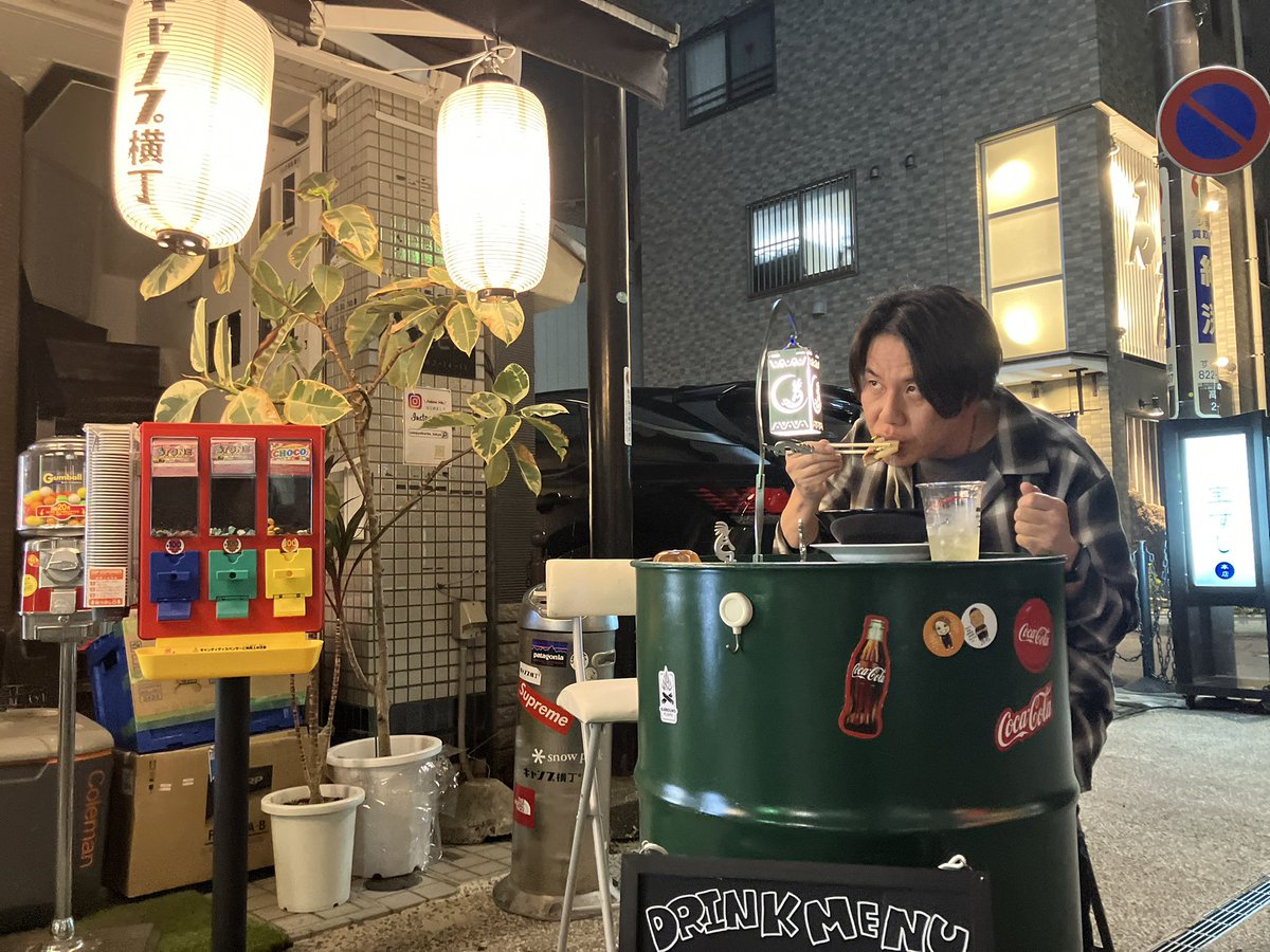 urawastadium's tweet photo. ドラム缶で【屋台ラーメン】気分🍜　#屋台ラーメン #屋台らーめん https://t.co/GEgVtoND7i
