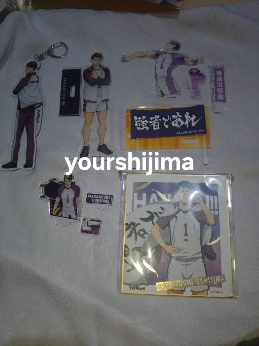 youRshijima's tweet photo. Hallo guys aku mau jual beberapa koleksi aku✨️

Ada komik,akrilik stande Ushijima dan Shikishi
Untuk cek condi bisa DM ya makasi👌 https://t.co/udIwCaSMKV