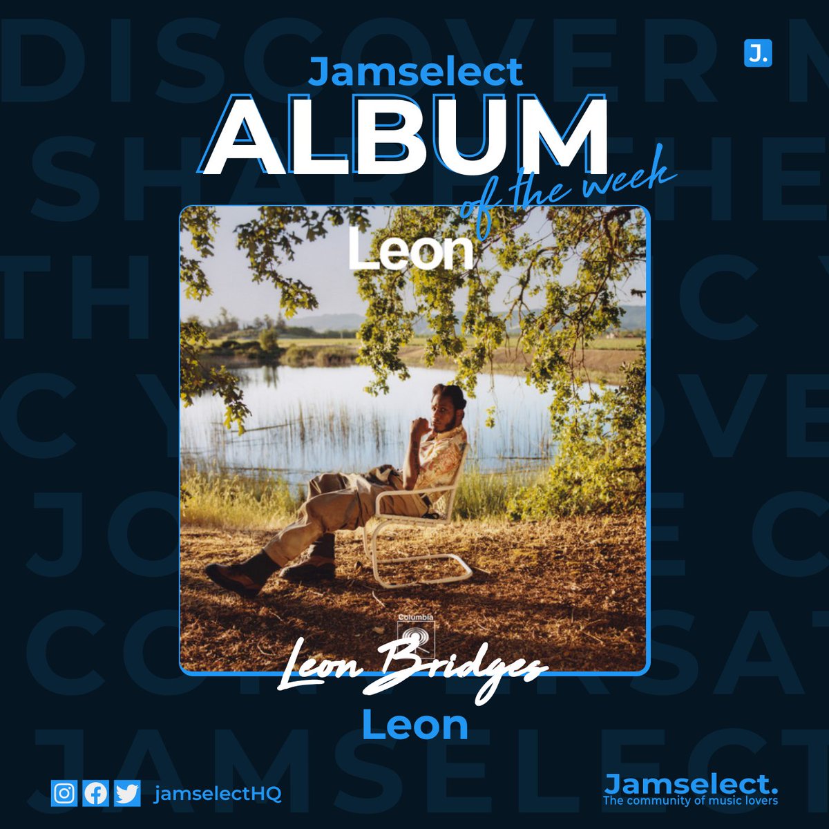 jamselectHQ's tweet photo. If you're looking for an album for a late night drive filled with smooth melodies then LEON by @leonbridges is that album for you. The laid-back production of this album is not just what stands out as Leon showcases his excellent songwriting which paints a picture and... https://t.co/yviBEpgcPl