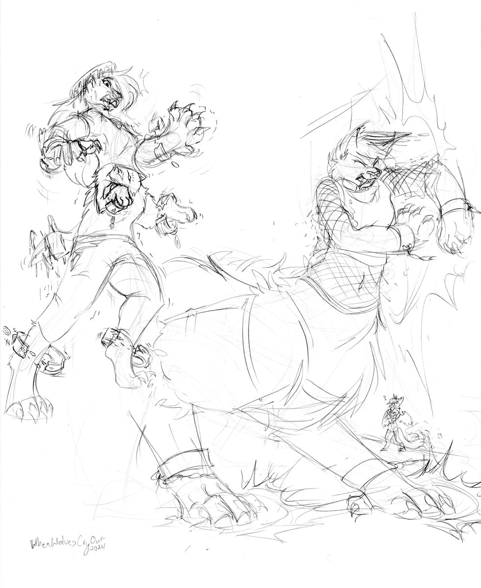 wwcoART's tweet photo. Been a bit since I doodled a sequence. Have a quick sketchy one of Sierra into that macro punk taur from the other day, while visiting a friend. 
#art #wwcoart #furryart #transfur #macro https://t.co/WWT71fQ3WI