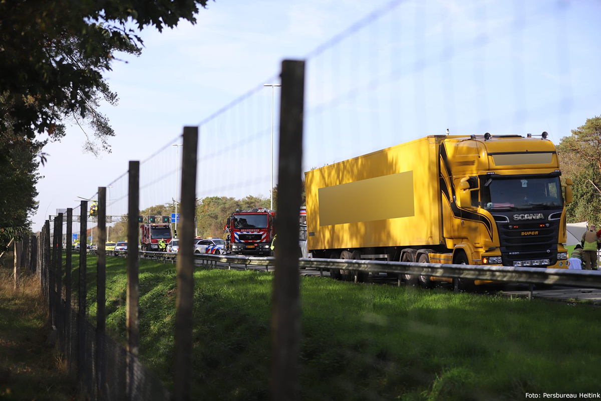 Ernstige aanrijding op A12