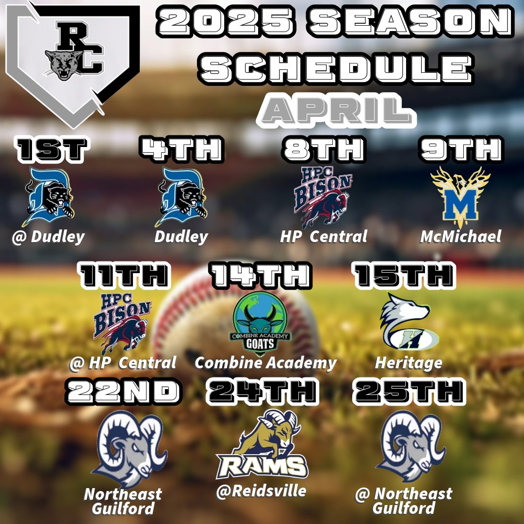 RCHS_Cougs_base's tweet photo. Schedule release spring 25! It will be here before we know it #rockbasbal #defendtherock https://t.co/MgQCNWErvu