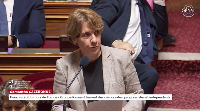 "Les enseignants sont de plus en plus réticents à postuler pour l'étranger"

Au Sénat, Samantha Cazebonne (Renaissance) demande la prolongation du détachements des profs à l'étranger à 9 ans (actuellement limité à 2 X 3 ans)
