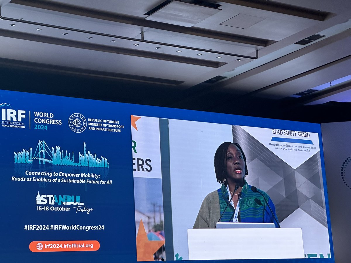 Here at #IRF2024 #IRFWorldCongress24 highlighting the ‘10 Step’ plan for safer road infrastructure. An approach to save lives globally but if you also need a cost benefit rationale $1 spent = $44 preventing injury return on the rds. <a href="/iRAPSavingLives/">iRAP</a> <a href="/EASSTransport/">EASST</a>