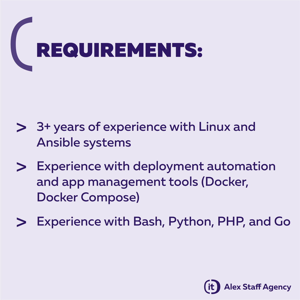 AlexStaffAgency's tweet photo. Wanted 👉 #ServerEngineer

A stable, employee-focused company is hiring a Server Engineer for their office in Limassol, #Cyprus! Competitive salary, extensive #relocation support — including family!

Send us your resume!👉https://t.co/En2svJycj4 #JobOpening 

#Ansible #Linux https://t.co/qgO9vjxUSw
