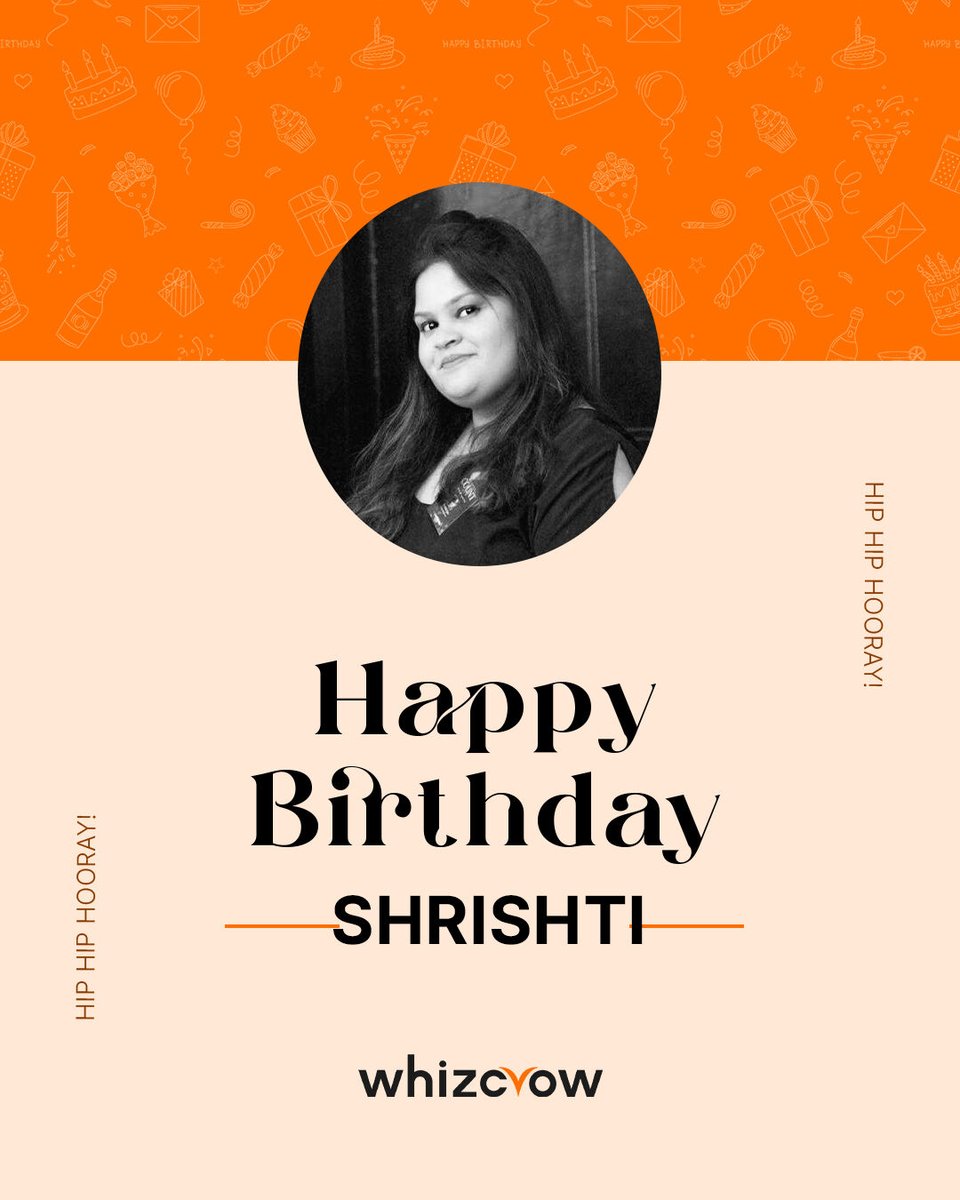 whizcrow's tweet photo. Happy Birthday to Shrishti, our content creator who always keeps things interesting! 🎉

✨ Thanks for bringing your unique touch to the team. Here’s to growth, creativity, and more stories ahead! 📝 https://t.co/Bq1DKQakUE