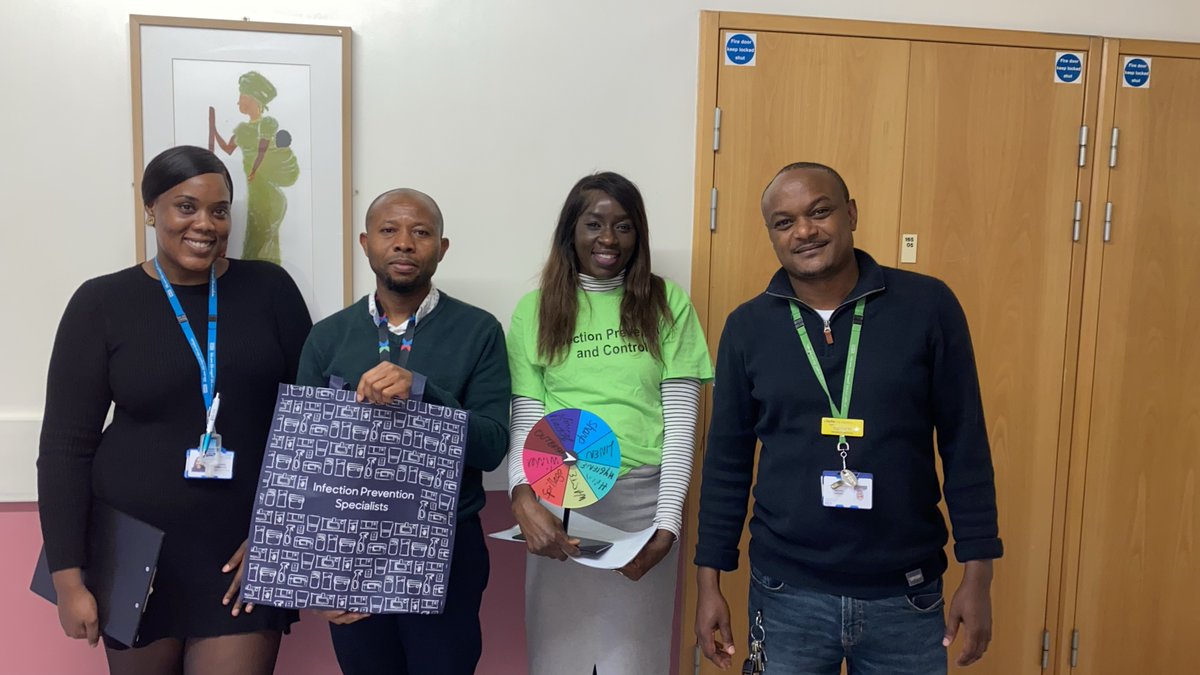 Smiles all round with Infection Control Nurses Melanie &amp; Sera at the IPC Roadshow in City and Hackney Center for Mental Health #IPSWeek
<a href="/_ClaireMckenna/">Claire McKenna</a> <a href="/EurIngDavid/">David : CEng FCIBSE</a> <a href="/EMarufu/">Eullita Marufu</a> <a href="/SashaJs1980/">Sasha Singh</a> <a href="/NHS_ELFT/">East London NHS Foundation Trust (ELFT)</a>