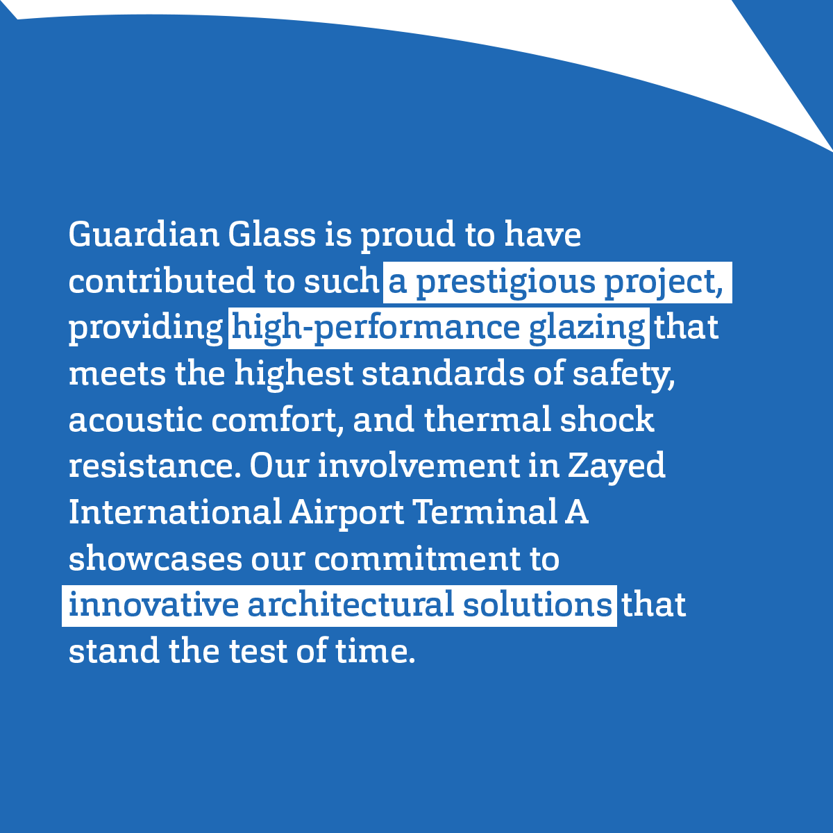 GuardianGlassME's tweet photo. تعرَّف على صالة Terminal A بمطار زايد الدولي في أبوظبي. 🛫 لقد لعبت #GuardianGlass دورًا حاسمًا في إنشائه عبر #زجاج #SunGuard™ للمساعدة في توفير الشفافية و#كفاءة الطاقة في المبنى الذي تبلغ مساحته 742000 متر مربع ويخدم 45 مليون مسافر سنويًا. 👉https://t.co/R3qiy3E8Lz https://t.co/hAc9FySKhc