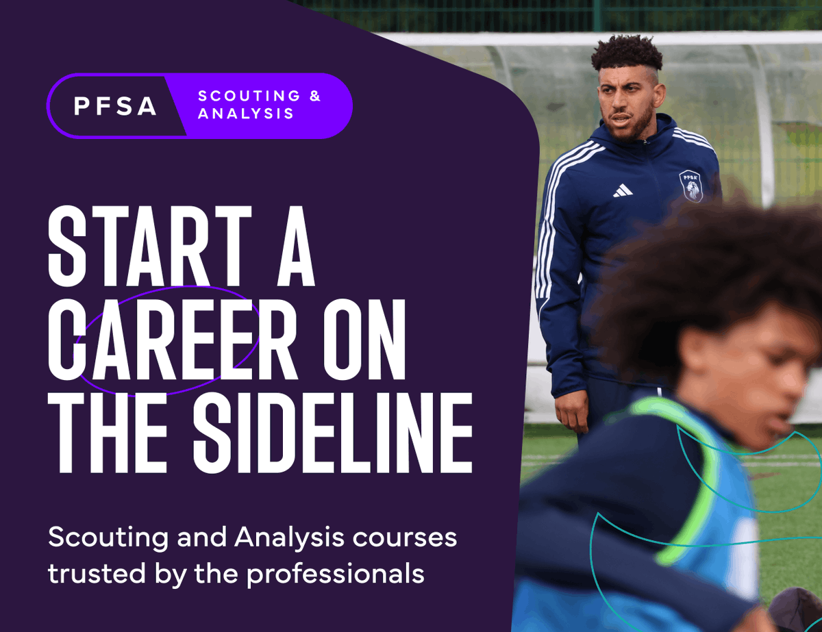 ThePFSA's tweet image. Start a career on the sidelines and explore the PFSA&apos;s leading portfolio of scouting and analysis courses!

#dataanalysis #performanceanalysis #technicalscouting #talentid #cpd

➡️ thepfsa.co.uk/education