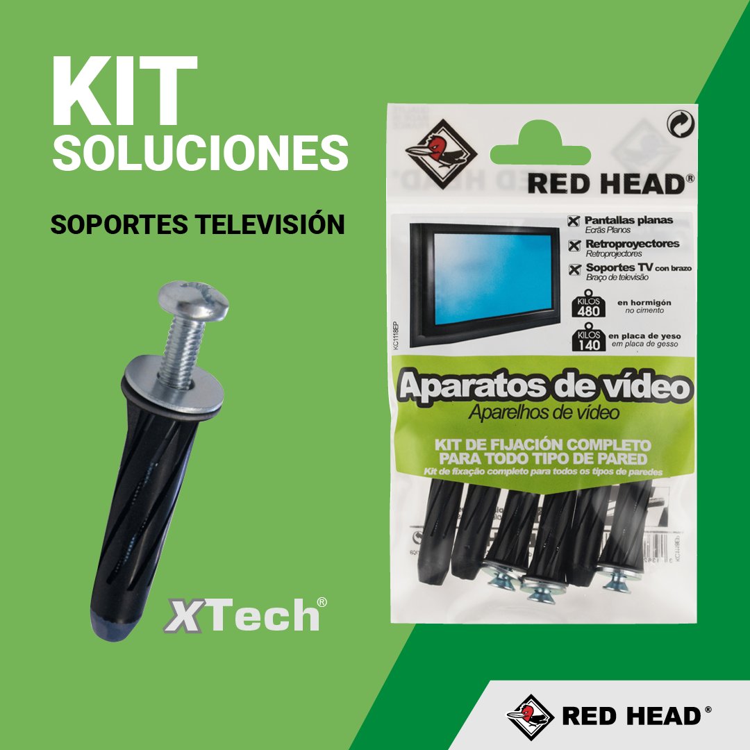¡Atención a todos los amantes del bricolaje! ¡Presentamos la increíble gama KIT soluciones de RED HEAD para fijar con fijaciones premium como todo un profesional!

🛠️💪🏼 Con nuestros productos podrás lograr resultados perfectos y duraderos.

#REDHEAD #FijacionesPremium #Bricolaje