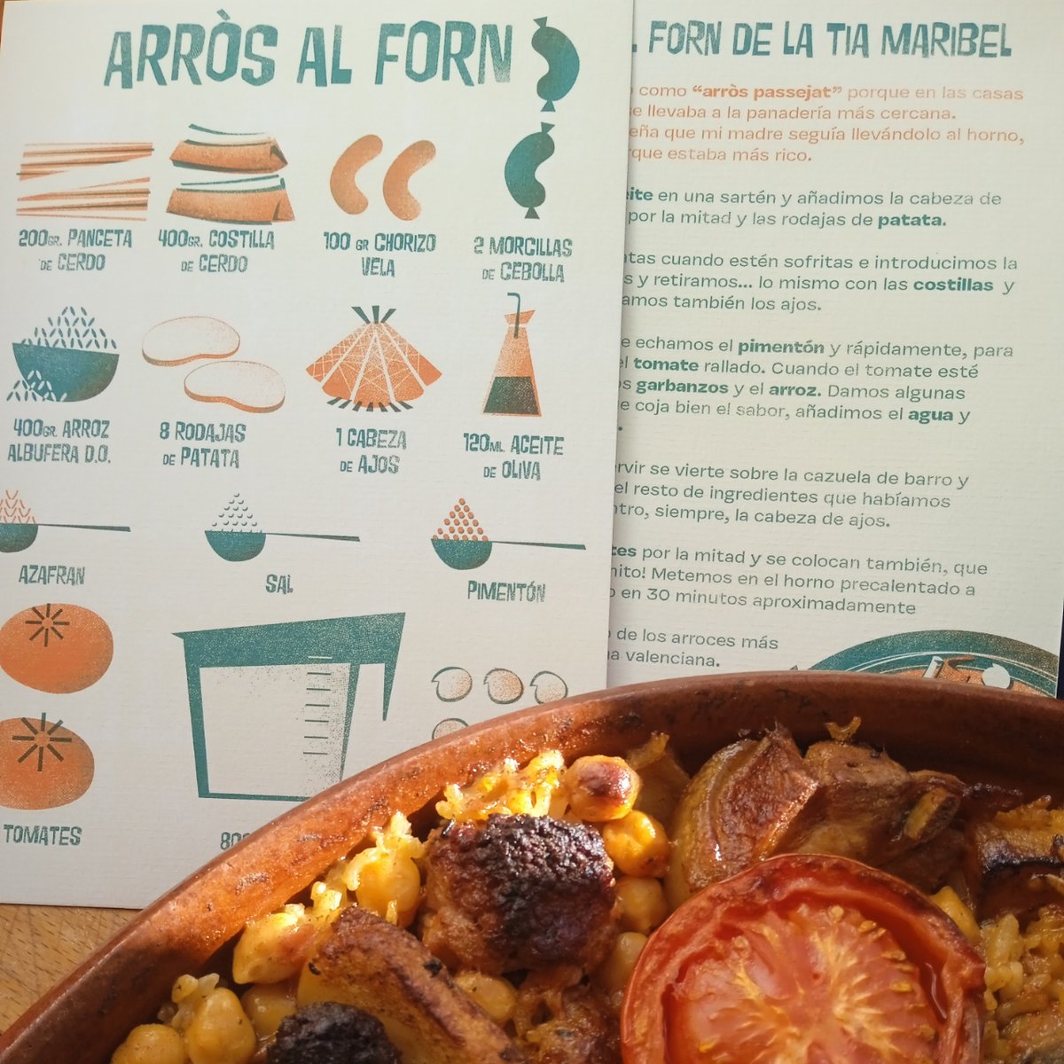 que quieres aprender a concinar un buen ARRÒS AL FORN? como el que hace tu madre? o tu abuela?
...solo tienes que seguir nuestra receta 😉 
... y luego nos cuentas qué tal
#arrosalforn #recetasvalencianas