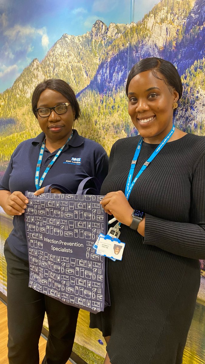 Grab a Tote Bag from Infection Control Nurse Melanie at the IPC Roadshow in City and Hackney Center for Mental Health #IPSWeek
<a href="/_ClaireMckenna/">Claire McKenna</a> <a href="/EurIngDavid/">David : CEng FCIBSE</a> <a href="/EMarufu/">Eullita Marufu</a> <a href="/SashaJs1980/">Sasha Singh</a> <a href="/NHS_ELFT/">East London NHS Foundation Trust (ELFT)</a>