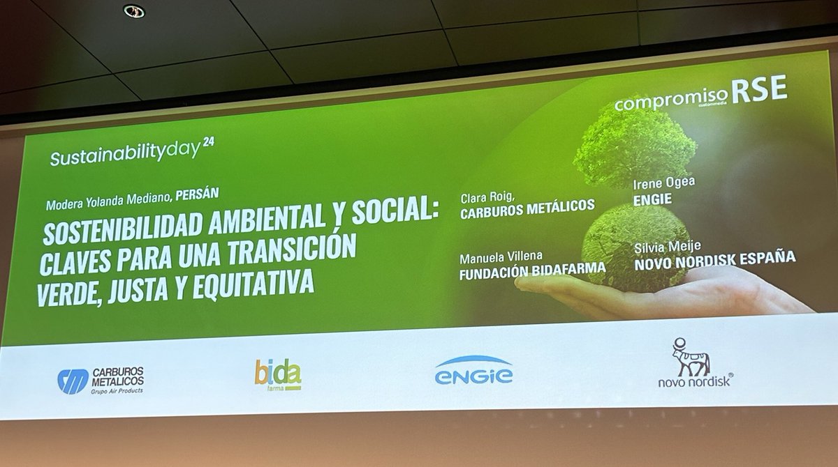 mabogu14's tweet photo. Conocimiento del ciudadano sobre #CambioClimático, una de las claves de la concienciación sobre #TransiciónEnergética y de la madurez de la #informacion #Sostenibilidad. Hoy en #SustainabilityDay24 por @CompromisoRSE y @EquiposyTalento https://t.co/DlLJUcnYuE