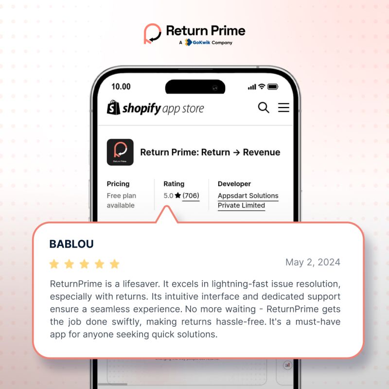 A testament to our core promise: lightning-fast, hassle-free return management ⚡

Thrilled to support BABLOU in keeping little ones snug &amp; stylish 🧒💛 Thanks for trusting us to simplify returns! Here's to more efficient returns &amp; stronger partnerships ahead 💪

#shopify #d2c
