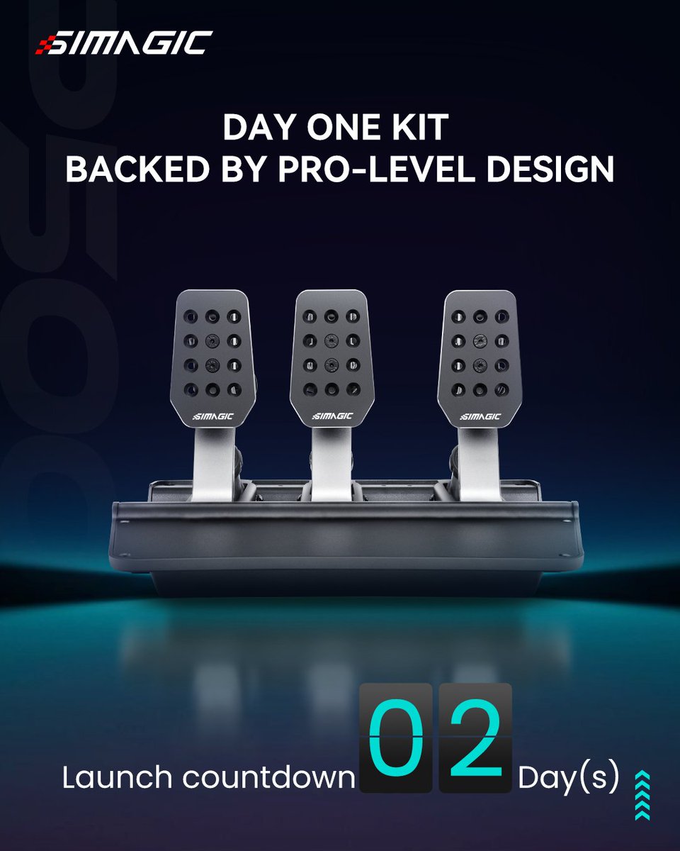 SimagicOfficial's tweet photo. Looking for somewhere to start? 👀

P500 launch, only 2 days to go ✌️

KEEP RACING

.
.
.

#SIMAGIC
#Simagician
#SIMAGICP500
#simracing https://t.co/pAJ9KHD8cA