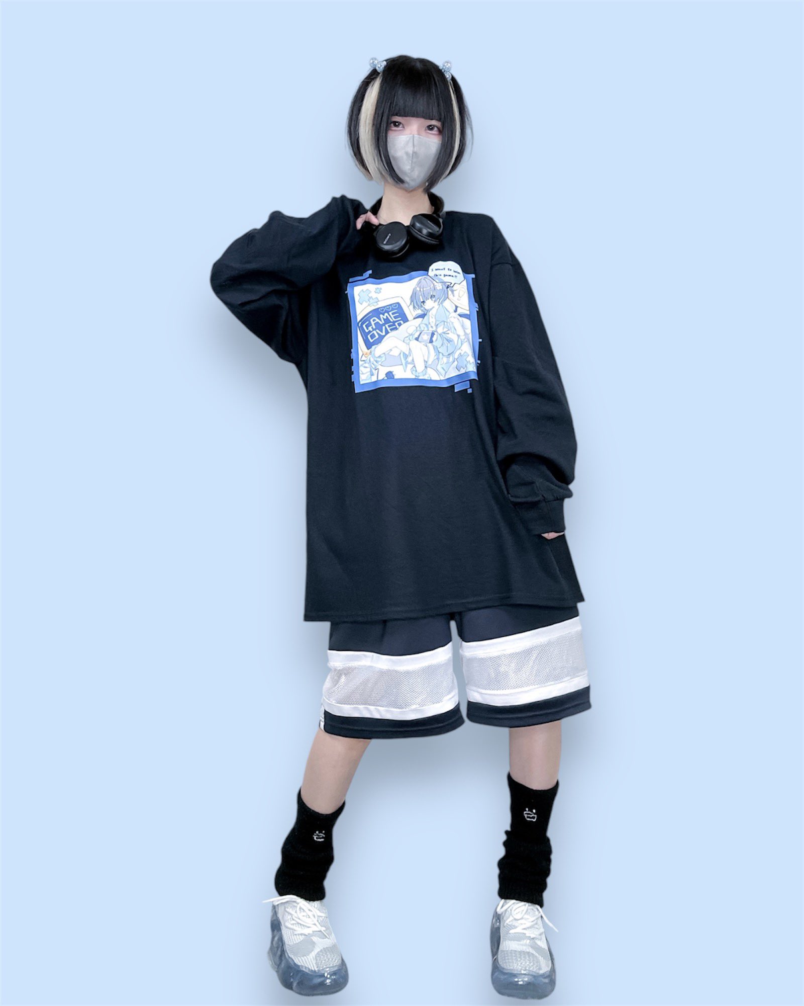 前向きになれちゃうおジャージ白水色ぬたでみっくnuta de mic