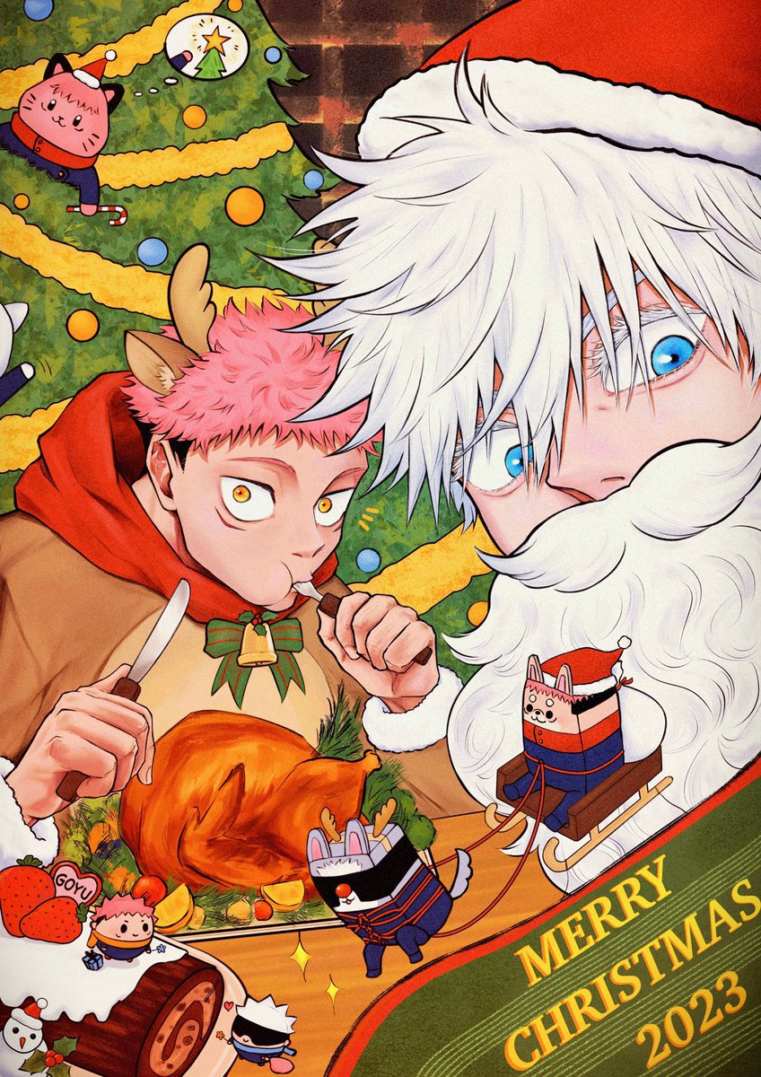 Jooly0o's tweet photo. #五悠 2023 Christmas https://t.co/EtWe2QvBaH