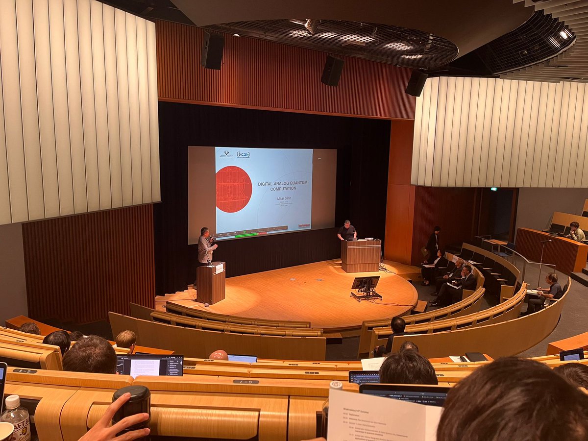 Mikel Sanz (@qmisanz) on Twitter photo Today I have the pleasure of giving an invited talk at the INQA workshop in Tokyo on Digital-Analog Quantum Computation, particularly the works of <a href="/quantum_ana/">Ana Martin</a> and <a href="/MGarciaDeAndoin/">Mikel Garcia de Andoin</a> Thanks Francesco di Marcantonio for the pictures!! Today I have the pleasure of giving an invited talk at the INQA workshop in Tokyo on Digital-Analog Quantum Computation, particularly the works of <a href="/quantum_ana/">Ana Martin</a> and <a href="/MGarciaDeAndoin/">Mikel Garcia de Andoin</a> Thanks Francesco di Marcantonio for the pictures!!