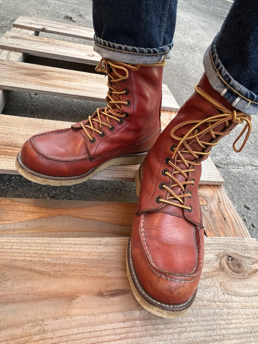 Daytona_16520's tweet photo. 久しぶりに🐕散歩で長いの履きました😇
#イマソラ
#redwing877 https://t.co/EXD2VwsHGq