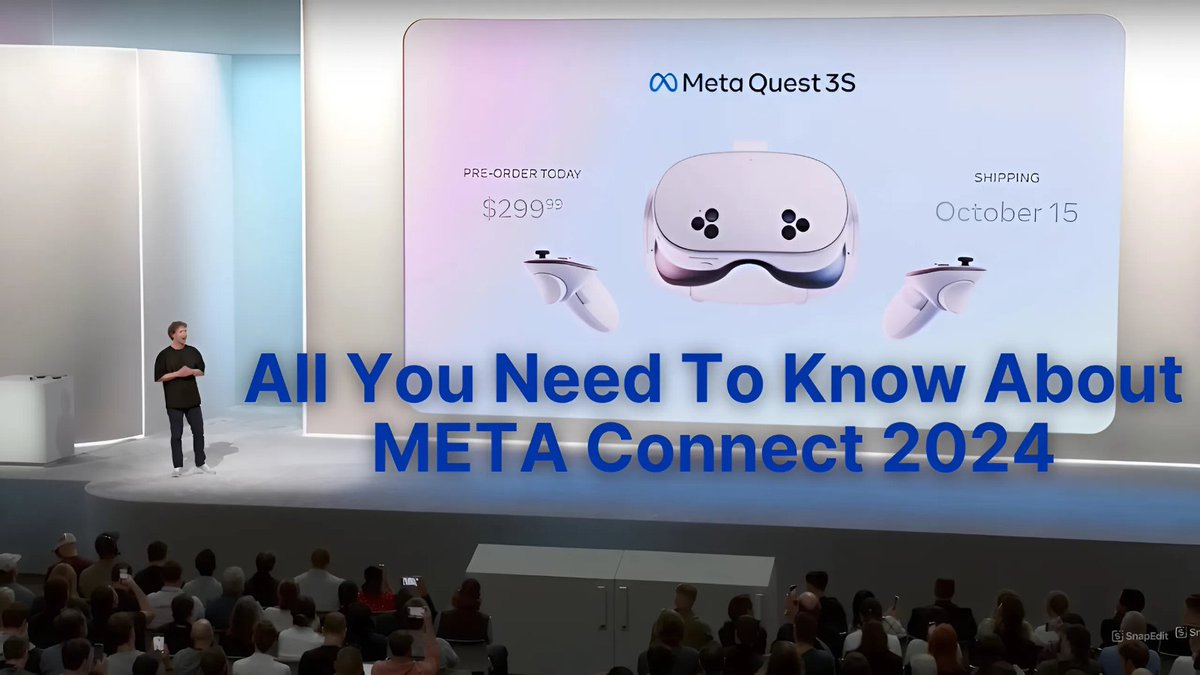 Get ready to experience the future of tech! 🚀 sneak peek into the most epic event of the year - META Connect 2024! 🌐 this year's conference is shaping up to be ONE. NOT. TO. MISS. 💥 Watch the video #METAConnect2024! 👉 [YouTube Link](youtube.com/watch?v=xSnpN3…)"