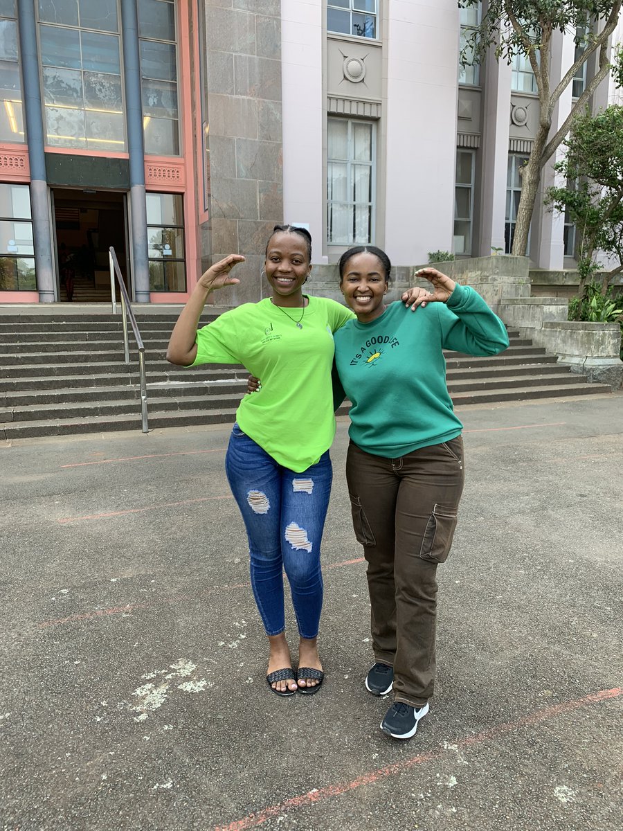 SAYCCC2's tweet photo. SAYCCC UKZN Howard College students network has began a process of a relaunch. #SAYCCC was founded on this campus in November 2011, we are grateful to have leaders like Thandolwethu, Lwandile &amp; Khulekani. And we are honoured to be supported by the academic staff. 💚💙💚 https://t.co/cWd39FEBfM