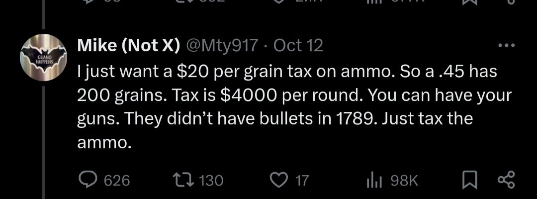 Bad Weapon Takes tweet media