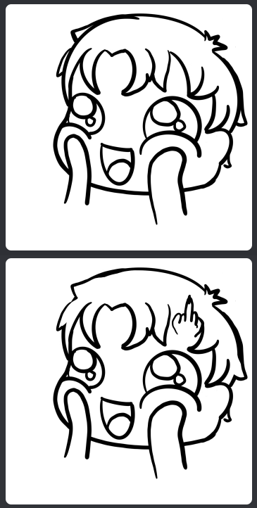 theshadesofnate's tweet photo. Don't ask your emote artist to fix anything. 

The asshole in question: @northseouls https://t.co/DMwGhXGbBU