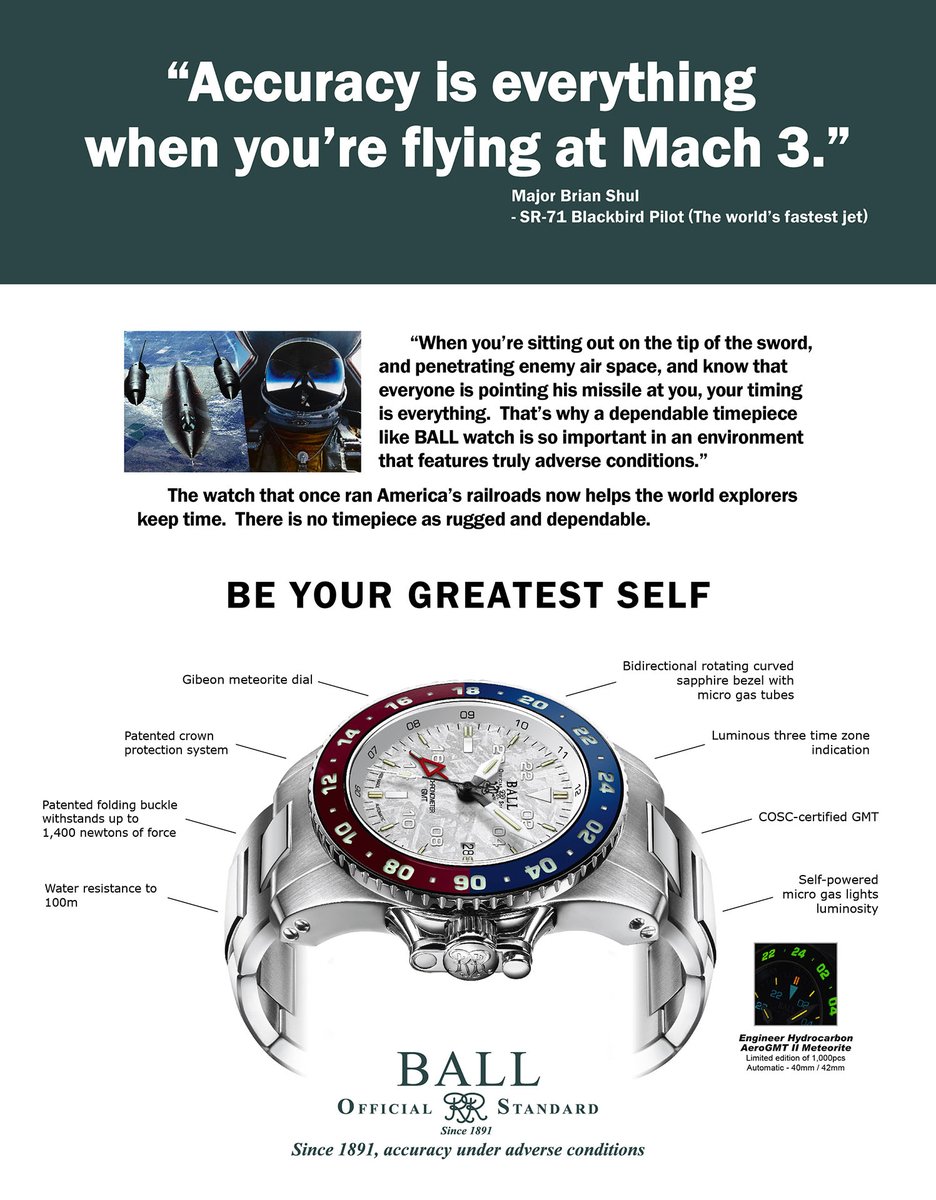 Own a piece of the cosmos. shop.ballwatch.ch/ehaerogmtmsl
The Engineer Hydrocarbon AeroGMT II Meteorite features a dial made from Gibeon meteorite, perhaps the most famous in the world. Highly aesthetic and unique, Gibeon meteorite is believed to have come from a large asteroid after
