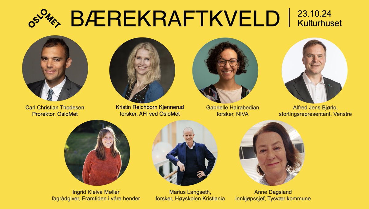 AFI_forskning's tweet photo. Vi gleder oss til en spennede kveld med gode samtaler om bærekraft onsdag 23 oktober! Hiv deg med. https://t.co/ABCJ2TvqE3 https://t.co/yJZOLNfbUd