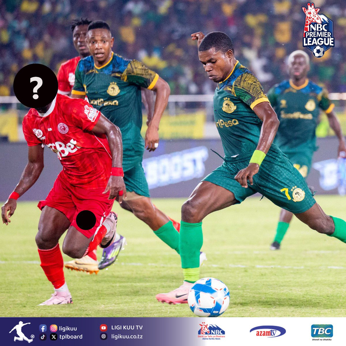 tplboard's tweet photo. Umemtambua mchezaji aliyefunikwa usoni?

#KariakooDerby #SimbaVsYanga #LadhaZaLigiKuu
@tplboard @tanfootball @NBCTanzania @azamtvtz @TBConlineTZ https://t.co/gby3sQRfPq