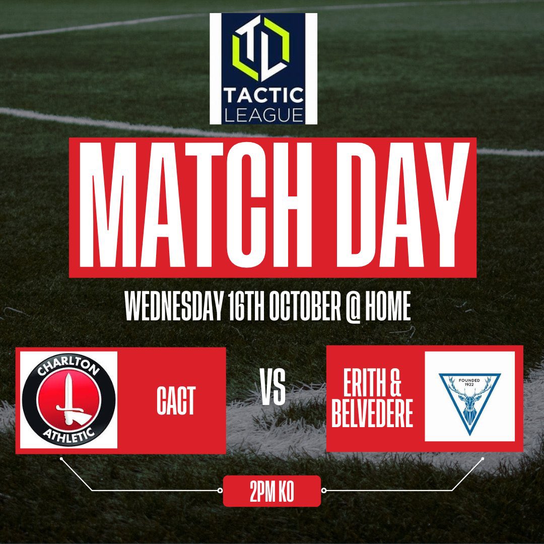 CACTKent_Post16's tweet image. Good luck to our academy teams today with 1 team at home and 1 away competing in the @SCLeducation &amp;amp; @TacticLeague.

Good luck to all players and staff…..   Game Day!!!!! 

@Brownyk8 @AshfordSport @FSD_CACT 
⚽️🔴⚪️🔥
#Post16 #AcademyFootball #DevelopingPlayers #DevelopingPeople