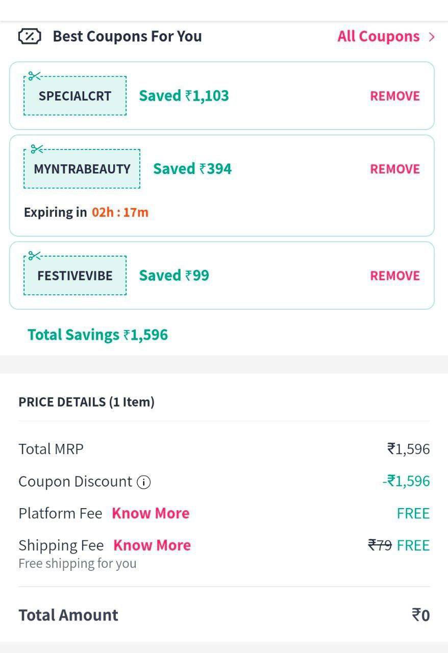 Myntra latest coupons outlet