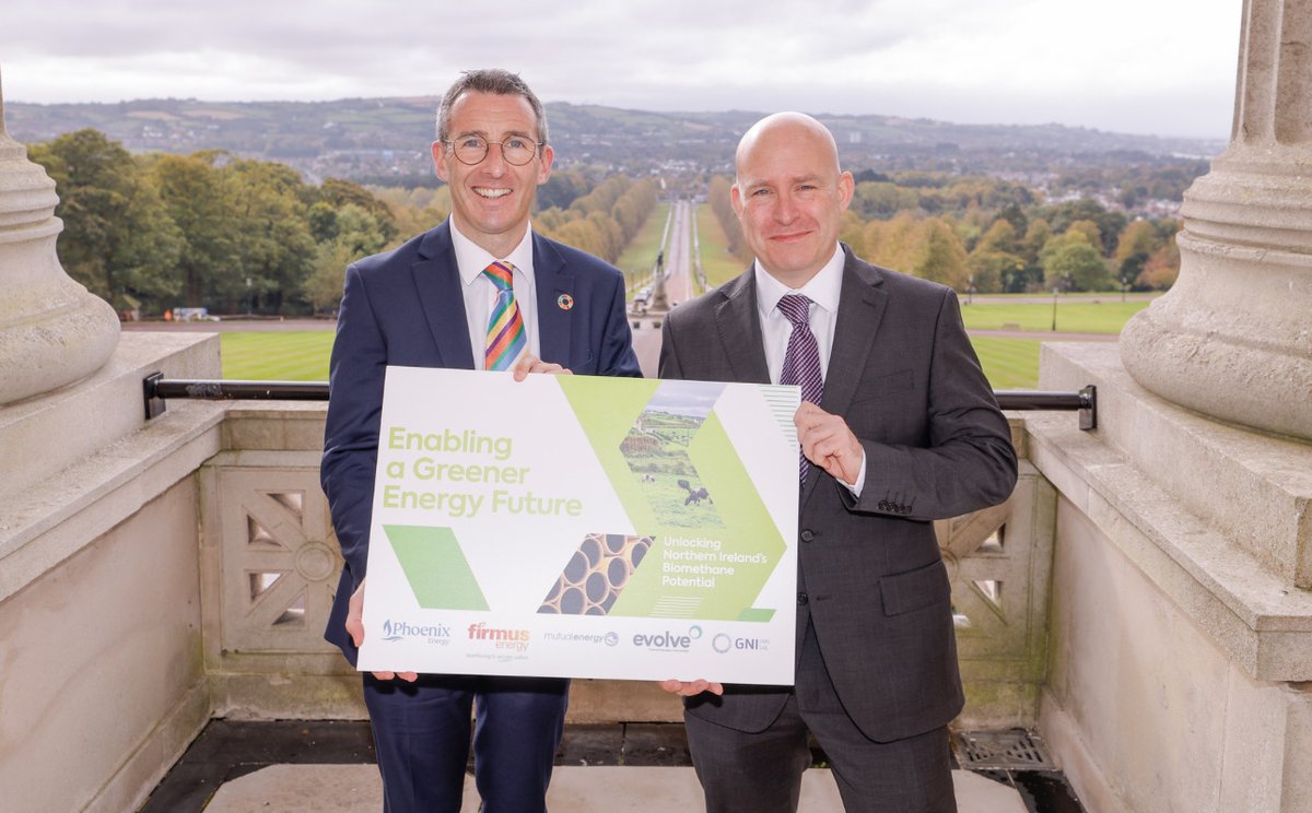 EvolveNetworkNI's tweet photo. Director of Evolve, David Butler, yesterday attended an event at Stormont marking the launch of the 'Enabling a Greener Energy Future' policy document alongside @firmusenergy, @phoenixni, @mutualenergy and @GasNetIrl.

Find out more: https://t.co/1umhxQlaFX

#Biomethane #NetZero https://t.co/MVpuAdmGVf