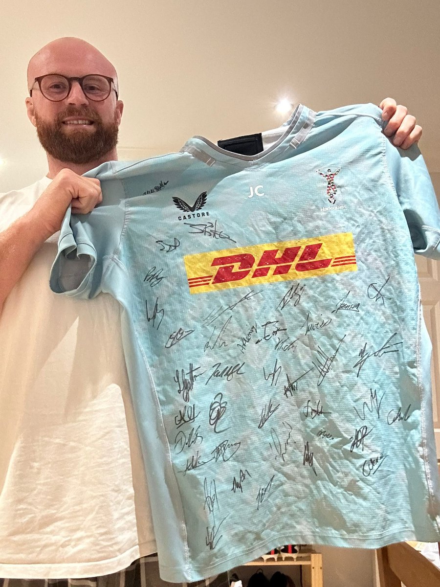 SebsFoundation (@sebsfoundation) on Twitter photo Charity Kit Auction
Lot 13 - Harlequins training shirt signed by the 2024/25 squad
Bids are to be sent to sebsfoundation@gmail.com Please ensure you tell us what LOT you are bidding on
See the former Seb Foundation post for full details Charity Kit Auction
Lot 13 - Harlequins training shirt signed by the 2024/25 squad
Bids are to be sent to sebsfoundation@gmail.com Please ensure you tell us what LOT you are bidding on
See the former Seb Foundation post for full details