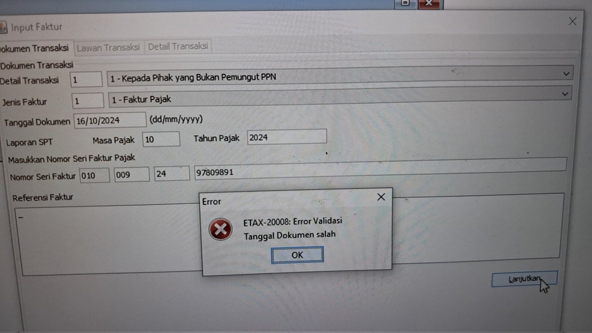fadhilrahmannt's tweet photo. @kring_pajak  kalo untuk ini solusinya bagaimana ya saya sudah settingan dilaptop untuk otomatis mengikuti zona waktu jakarta namun masih tetap saja blm masih bisa setelah memperbarui sertifikat elektronik malah menjadi begini https://t.co/PxQulvJ18E