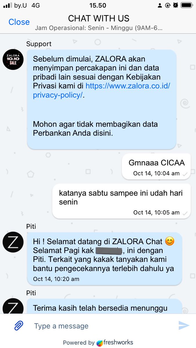iaetaa's tweet photo. Kecewa bgttt! Gue pesen 5 item di @ZALORA storenya @COLORBOXID dari tanggal 9 okt 2024 dari tanggal itu sampe tgl 16 statusnya masih dikemas terus. Tiba-tiba jam 15.18 pesanan gue dibatalkan. Kenapa ga dibatalkan dari awal, gue udah nunggu lamaa, udah konfirm cs kedua store itu https://t.co/o8uctFFsbZ