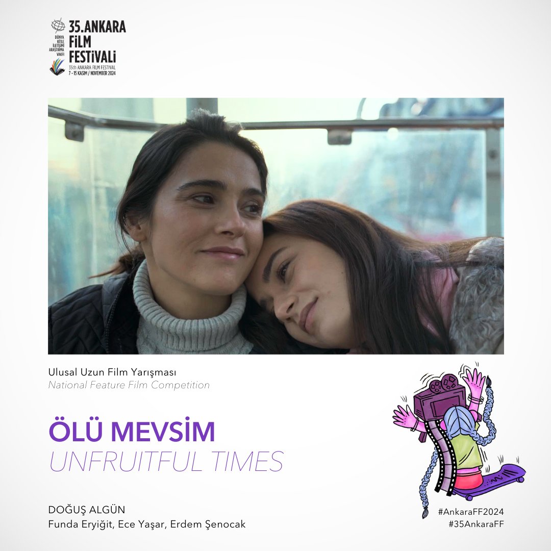 Doğuş Algün’ün ilk uzun metrajlı filmi “Ölü Mevsim” 35. #AnkaraFilmFestivali’nin Ulusal Uzun Film Yarışması’nda!

#34AnkaraFF #AnkaraFF2024