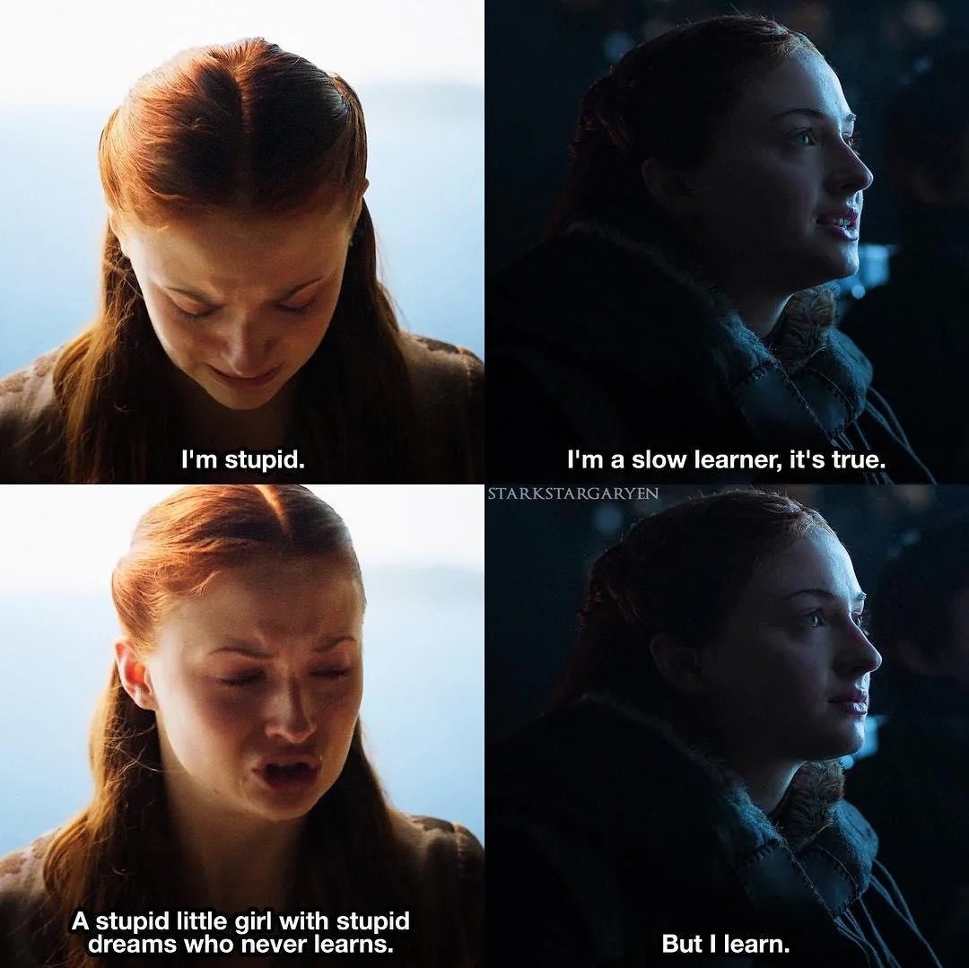 Sansa's growth 👏
