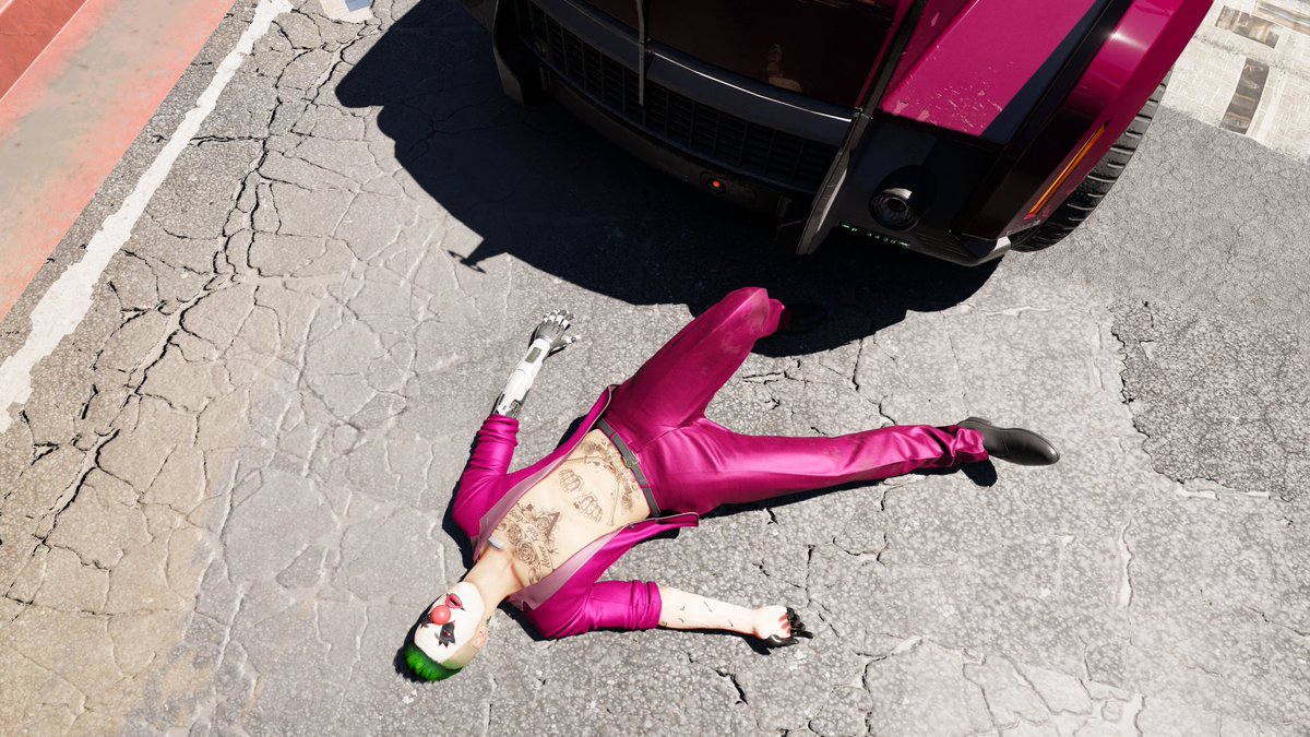 CyberJeff2077's tweet photo. Me when I get hit by a car. I didn't get hit by a car in real life (recently) but life is still hard.  #Cyberpunk2077 #Cyberpunk2077PhotoMode  #VirtualPhotography https://t.co/QVURCLRMm5