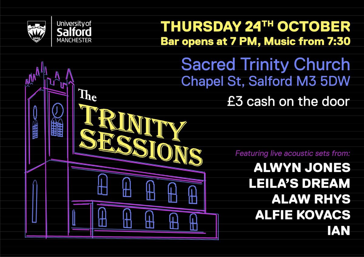 Looking forward to this next Thursday. 5 acts and a bargain price!