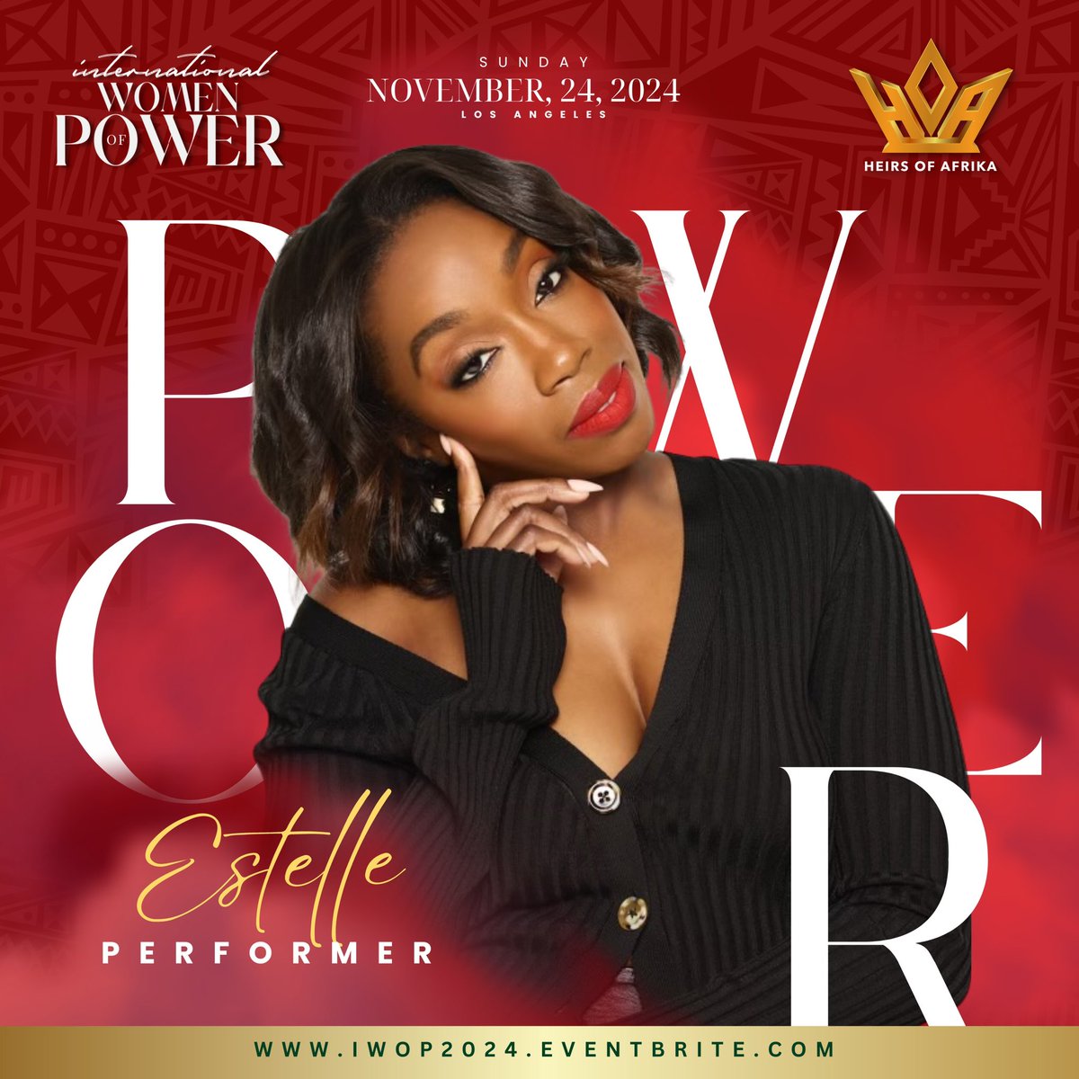 Heirsofafrika's tweet photo. Get Ready to Be Captivated by a PERFORMANCE from the one &amp; only Grammy Award winning pop star ESTELLE! A multi-hyphenate entertainer, business woman, and creative tastemaker. Hailing from West London, her 2008 smash hit “American Boy” ft. Kanye West first catapulted her stardom! https://t.co/DEQLiY8ltA
