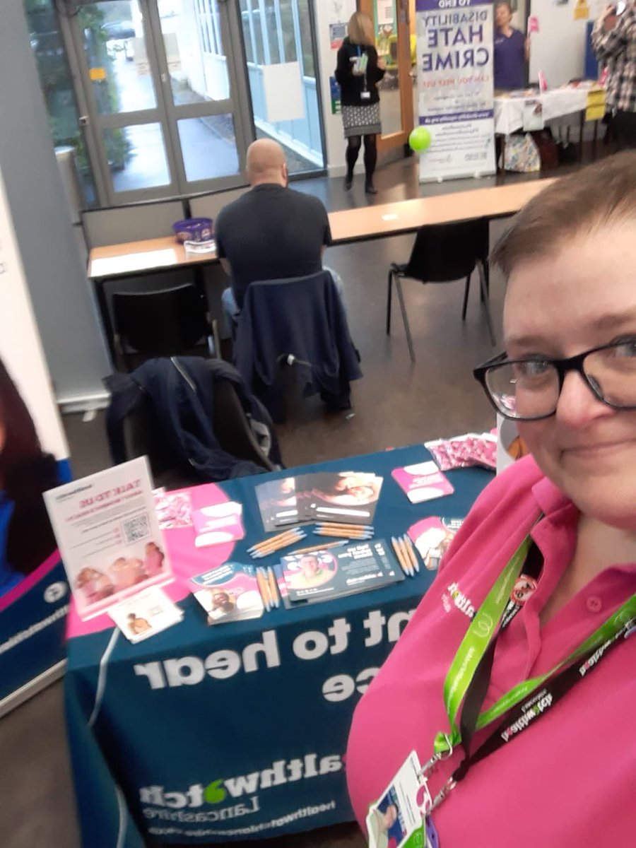 HW_Lancashire's tweet image. Louise and Dawn will be at the Preston College Freshers Fair today until 1pm!👋 

Come say hello and share your thoughts on the quality of healthcare across #Lancashire!  

#PrestonsCollege #FreshersFair #PrestonEvents