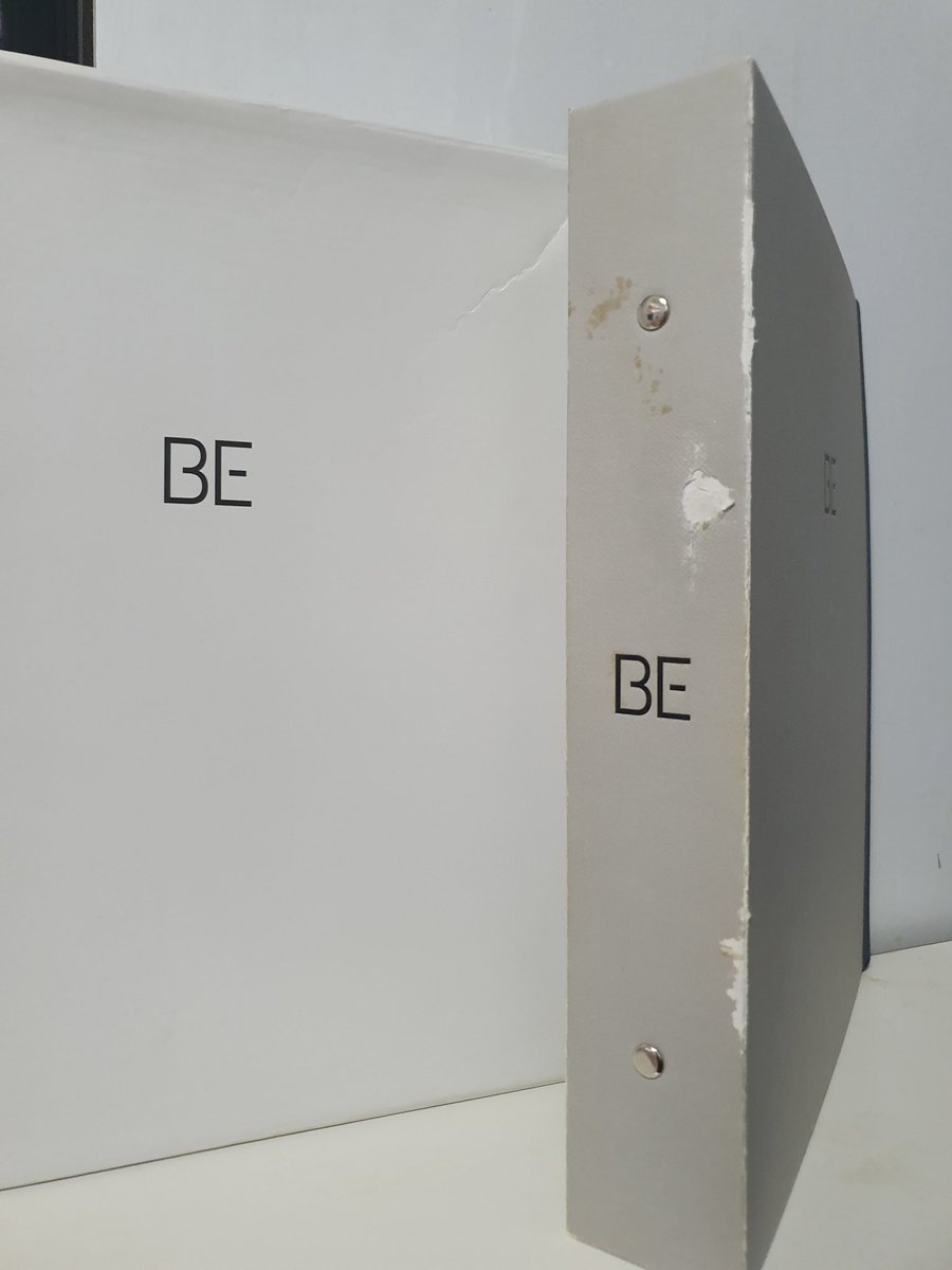 ParkJiminCart's tweet photo. (PAUBOS SALE) BTS BE Photocard Binder⚘️

💎 300 php only
❌️ Brand New Price: 2k plus

❗️With stains on the front and side cover, hence the price. Please check photos. 7/10 condition.

❗️ Photocards NOT Included

💳 GCash/BPI/PayMaya
🚚 Shopee Checkout

#ParkJiminCartOnhand https://t.co/V9QpWjI6X7