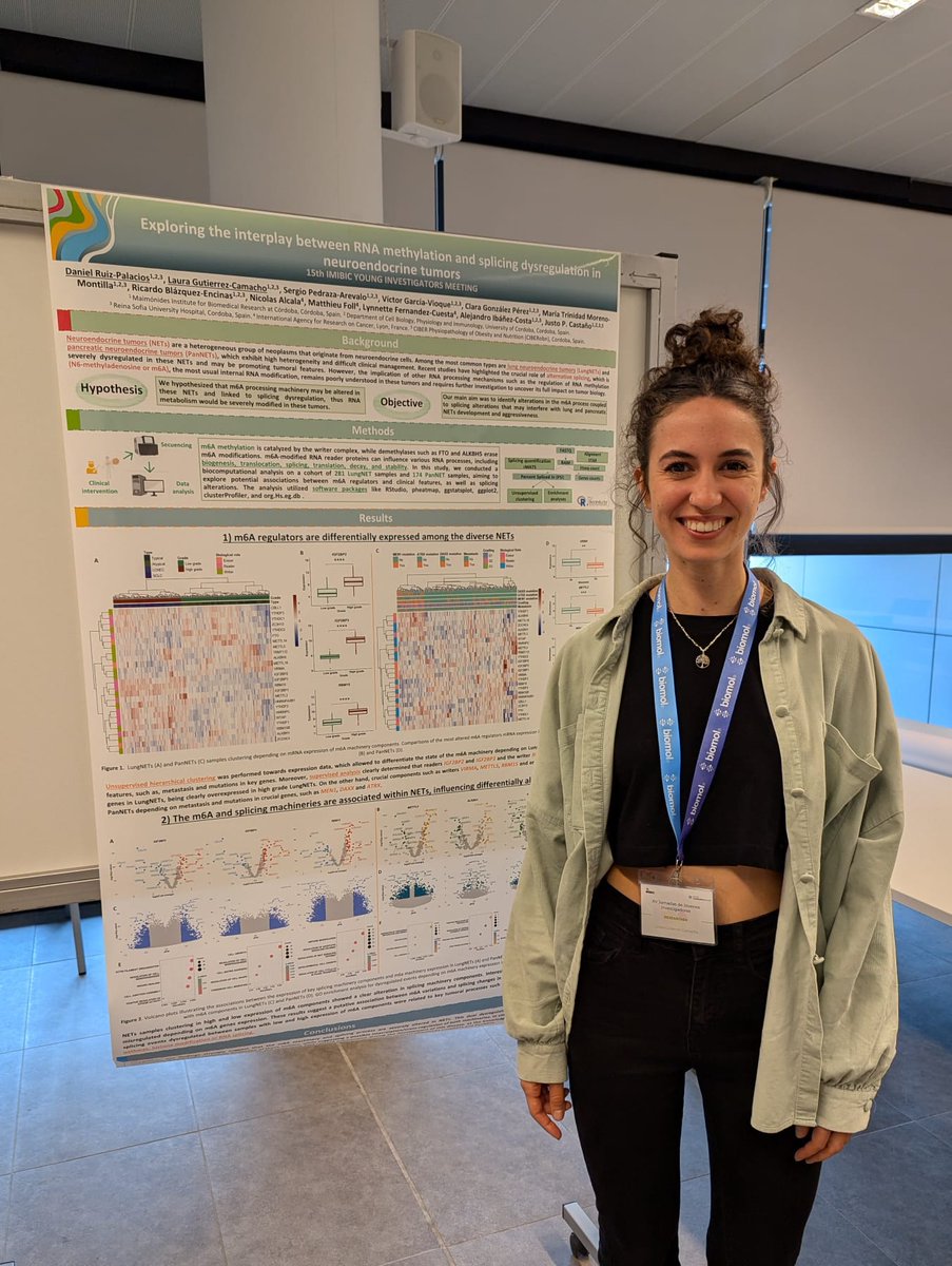 MariTrini_97's tweet photo. I feel immensely honoured for this award. Thanks to the scientific committee, the external reviewers and all the organisers of the 15th IMIBIC Young Investigators Meeting at @IMIBIC. Congratulations to all the awarded and also to my group @HYCLab and thanks for the support. https://t.co/LLhjt8apIL