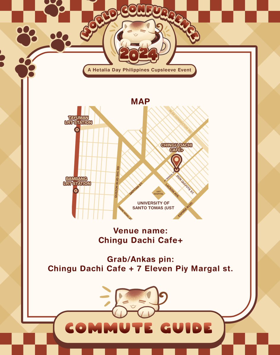 HetaDayPH's tweet photo. 🗺️ 𝐓𝐫𝐚𝐯𝐞𝐥 𝐆𝐮𝐢𝐝𝐞: 𝐅𝐨𝐥𝐥𝐨𝐰 𝐭𝐡𝐞 𝐏𝐚𝐰𝐩𝐫𝐢𝐧𝐭𝐬 🗺️

Getting ready for our cupsleeve event? Here’s how to navigate your way to the venue!
📍 𝙇𝙤𝙘𝙖𝙩𝙞𝙤𝙣: 2/F 1655 Piy Margal St., Corner Don Quixote St., Sampaloc, Manila

#HetadayPH2024 #WorldConfurrence2024 https://t.co/Xpo9K4FEKs