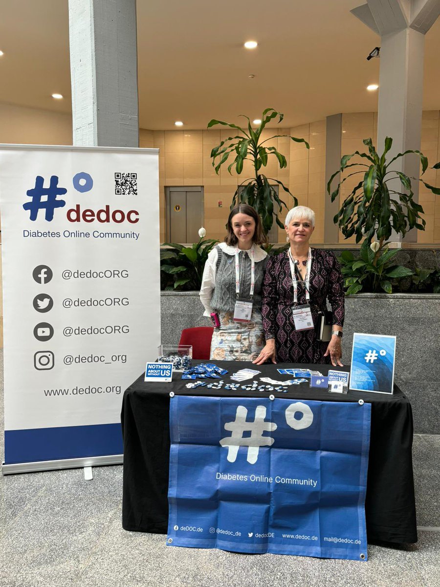 thediabeticsurv's tweet image. Come to say hello #ispad2024 @ispad_org #dedoc 🙌💙🙂#nothingaboutuswithoutus